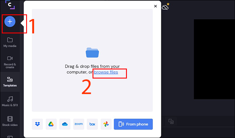 Tải &acirc;m thanh cần gh&eacute;p v&agrave;o video